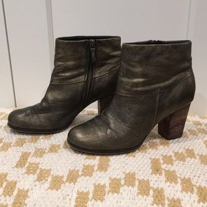 Cole Haan + Nike Air booties — bronze